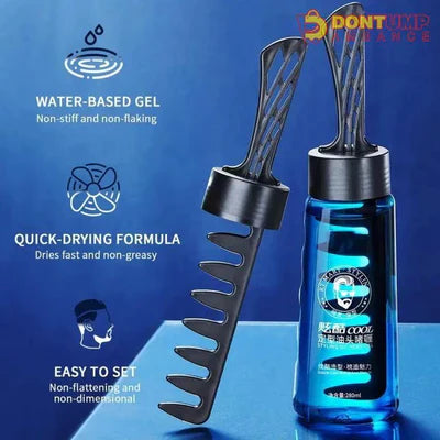 Veze Styling Head Oil Gel 2-In-1 Hair Styling With Comb